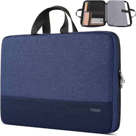 17 17.3 Inch Laptop Sleeve Case, Water Resistant Laptop Carrying Case